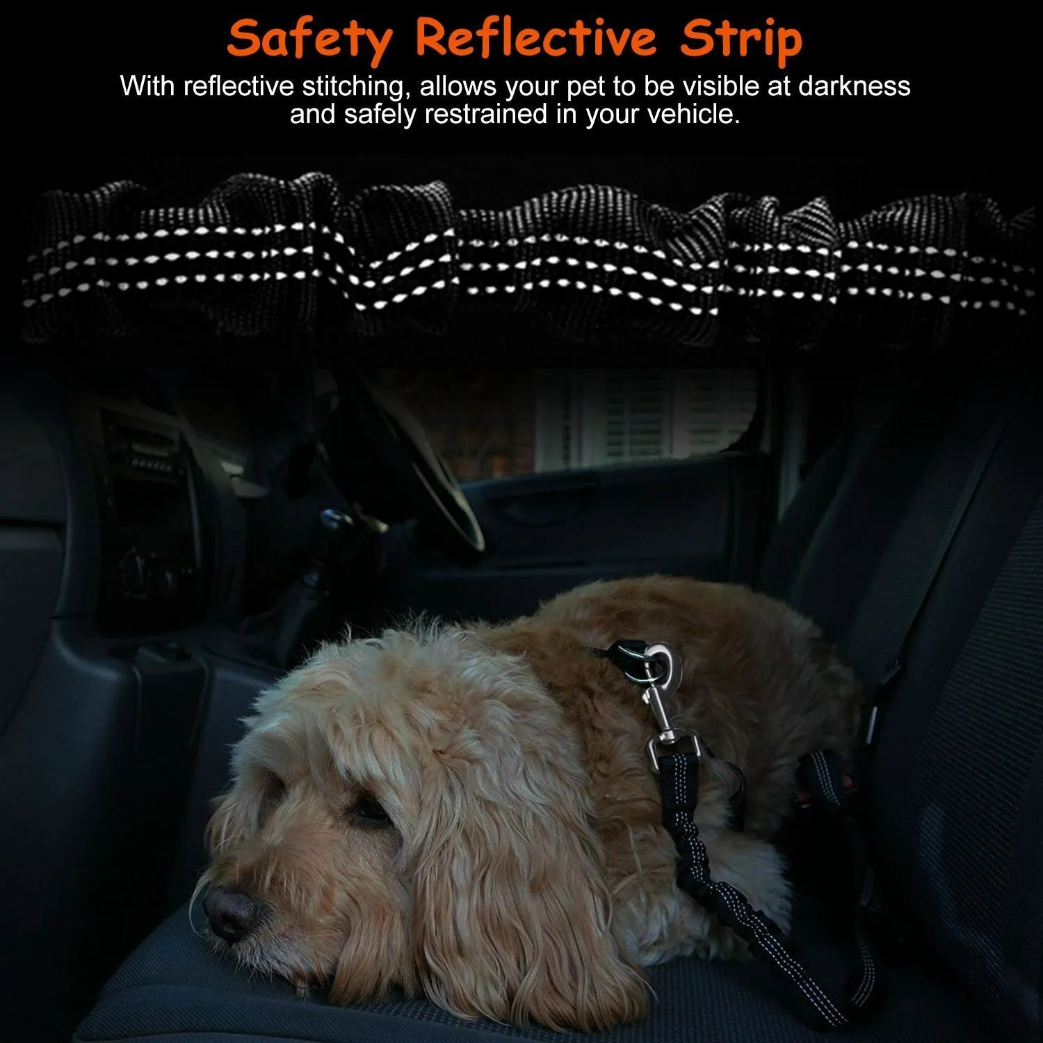 2-Piece: Pet Car Safety Seatbelt