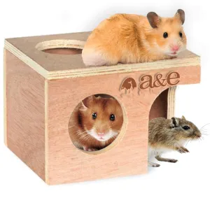 A&E Nibbles Hamster & Gerbil Hut Medium