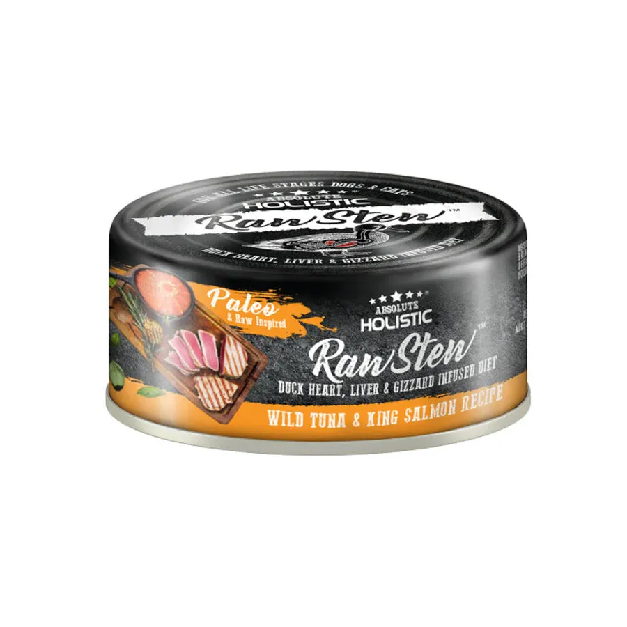 Absolute Holistic RawStew Cat Tuna and Salmon Wet Food 80g^^^