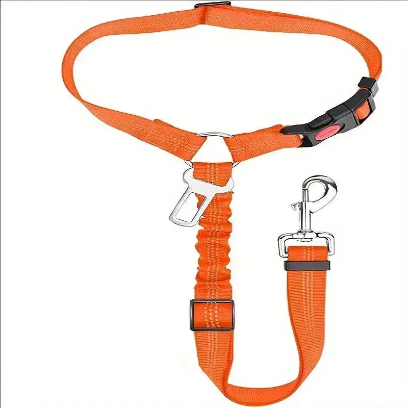 Adjustable Pet Car Seat Belt Towing Rope
