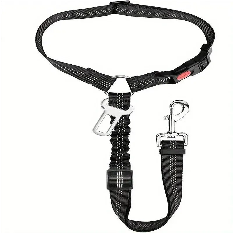 Adjustable Pet Car Seat Belt Towing Rope