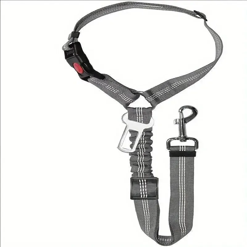 Adjustable Pet Car Seat Belt Towing Rope