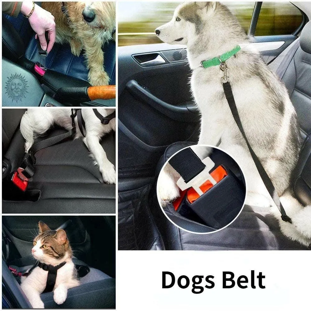 Adjustable Pet Seatbelt for Car Safety