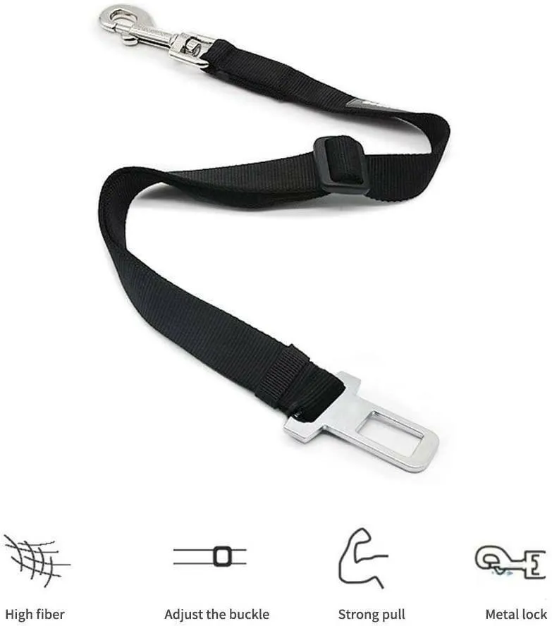 Adjustable Pet Seatbelt for Car Safety