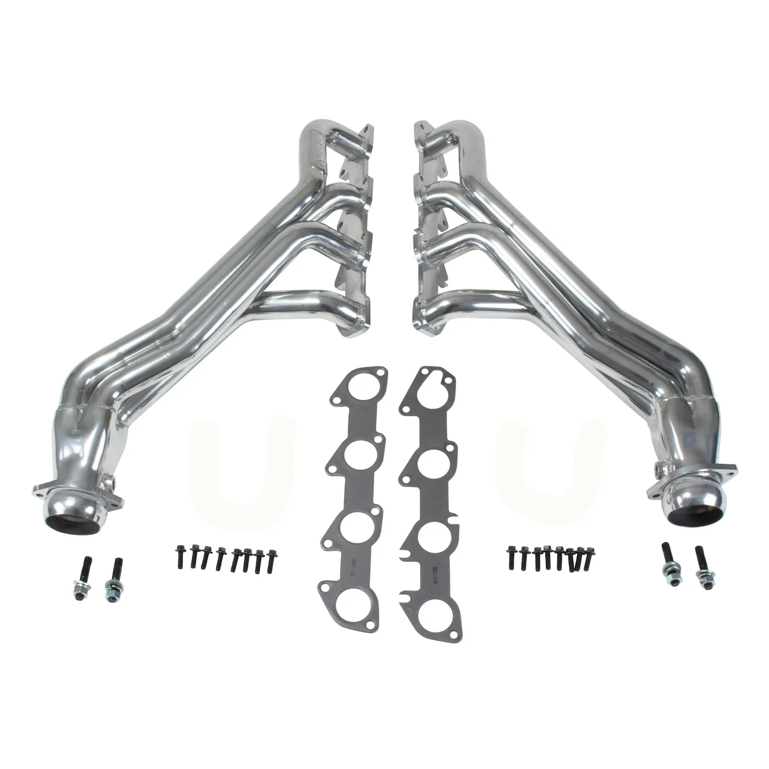 BBK Performance Parts 16470 2005-08 DODGE 5.7 CHALL/ CHAR 300 HEMI LONG TUBES (POLISHED SILVER CERAMIC)