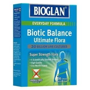 Bioglan Biotic Balance Ultimate Flora 20 billion CFU - Probiotic - 30 Capsules