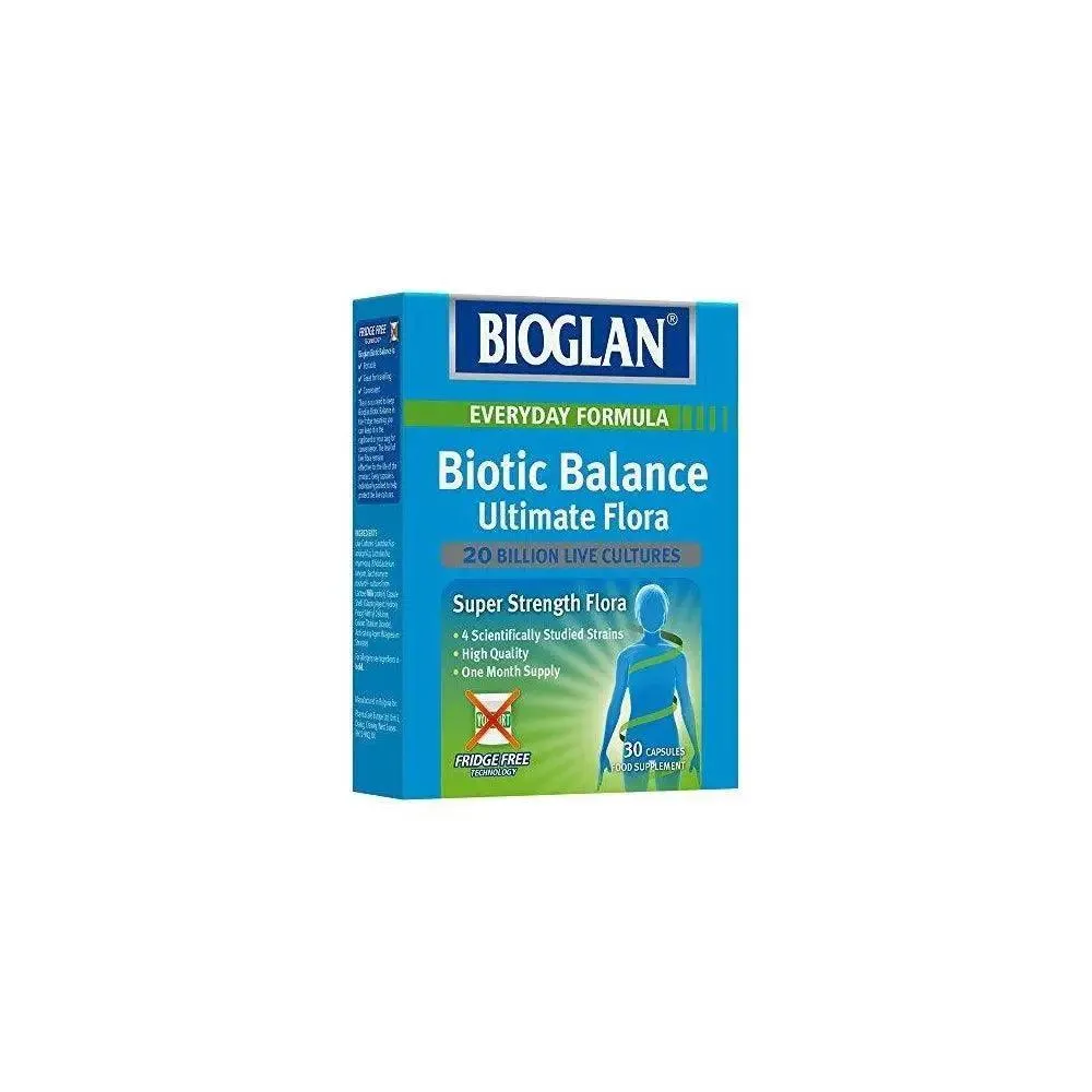 Bioglan Biotic Balance Ultimate Flora 20 billion CFU - Probiotic - 30 Capsules