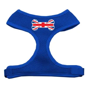 Bone Flag UK Screen Print Soft Mesh Harness Blue Extra Large