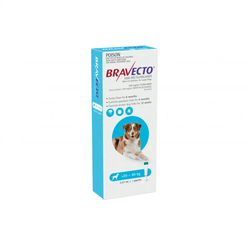 Bravecto Spot On 20-40kg Dog