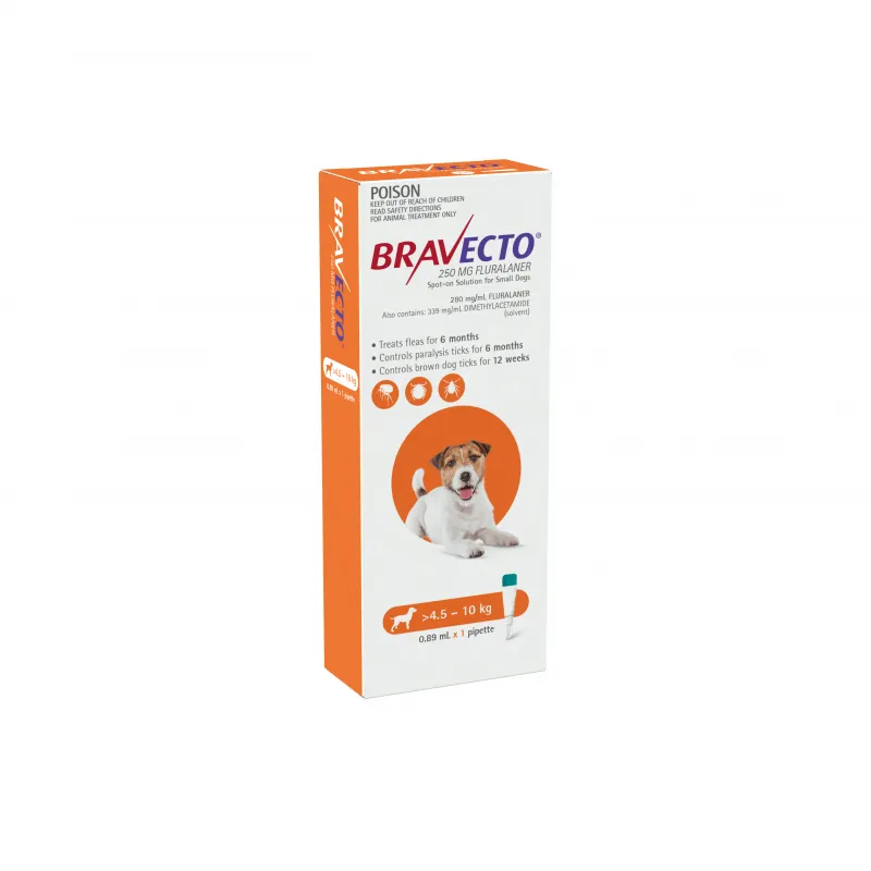 Bravecto Spot On 4.5-10kg Dog