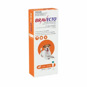 Bravecto Spot On 4.5-10kg Dog