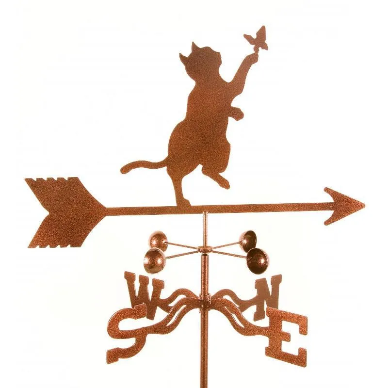 Cat & Butterfly Weathervane