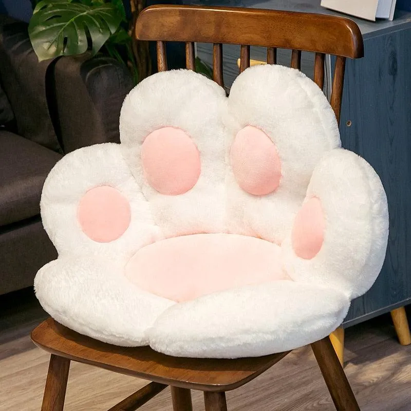 Cat Paw Computer Chair Pillow