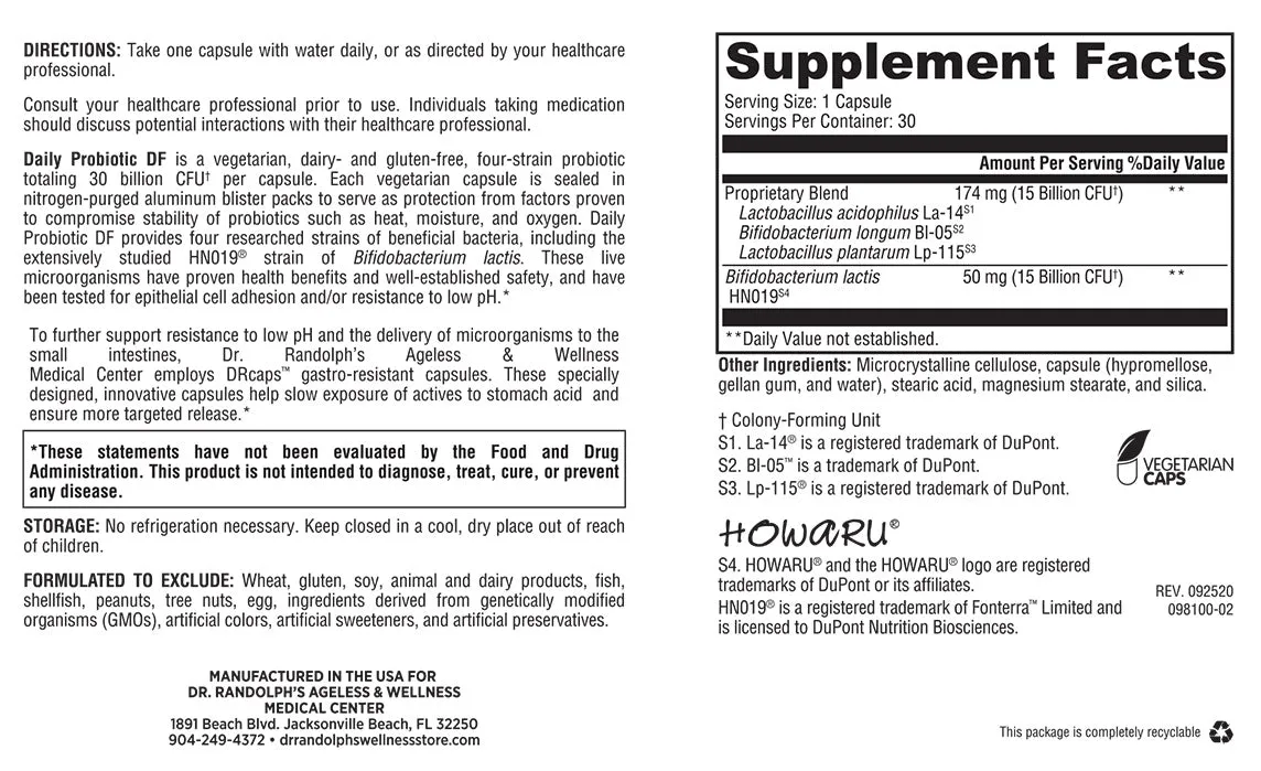 Daily Probiotic DF