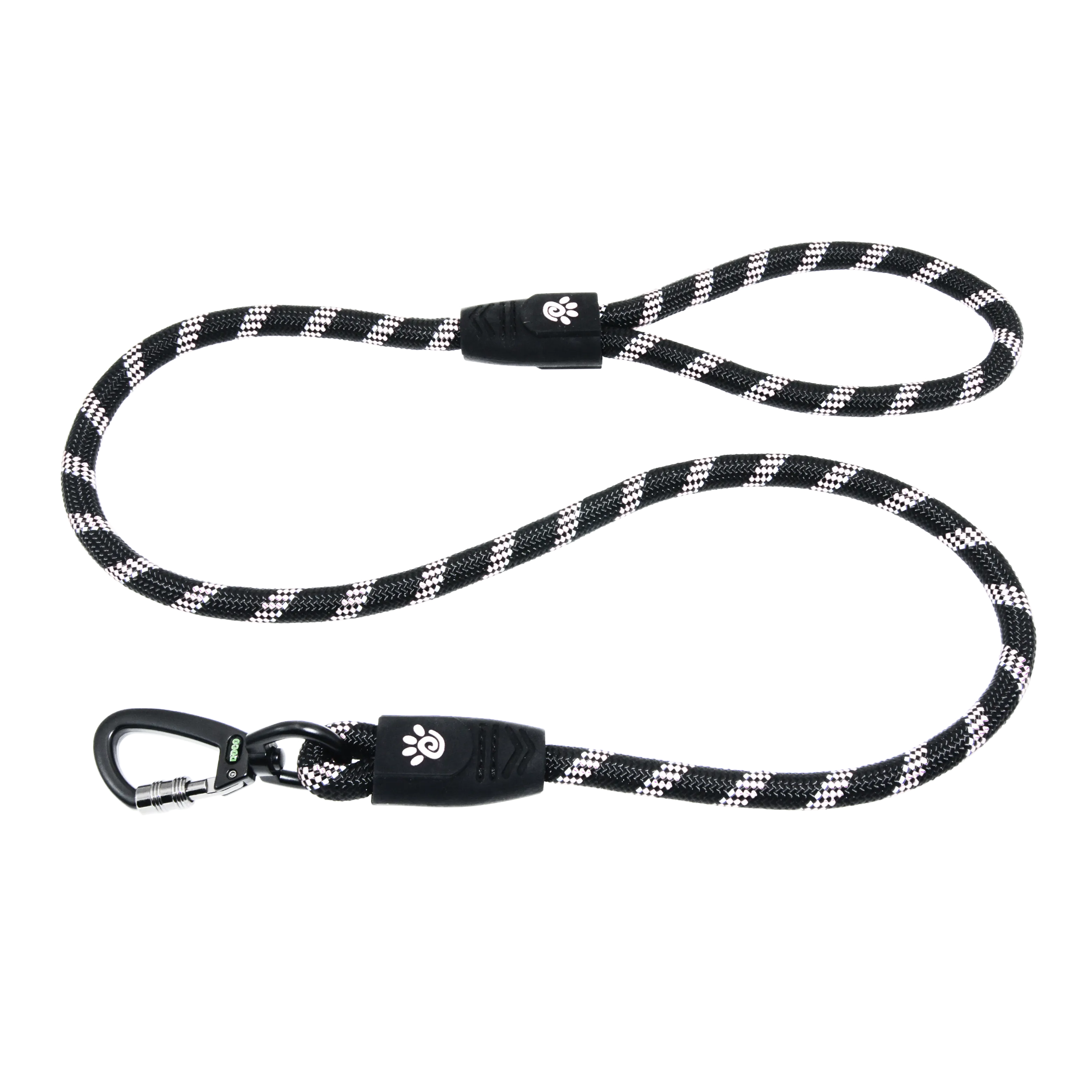 Doco 5ft Reflective Rope Leash With Click And Lock Snap