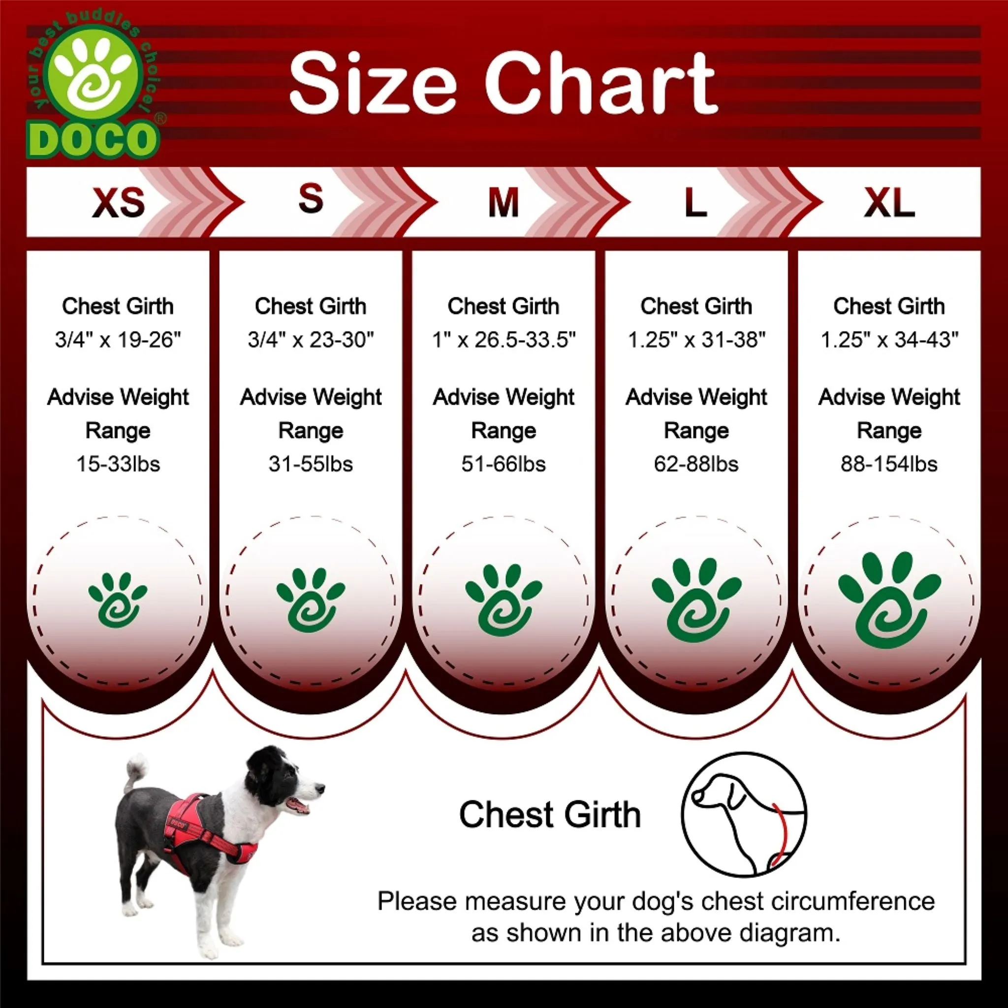 DOCO VERTEX Power Dog Harness