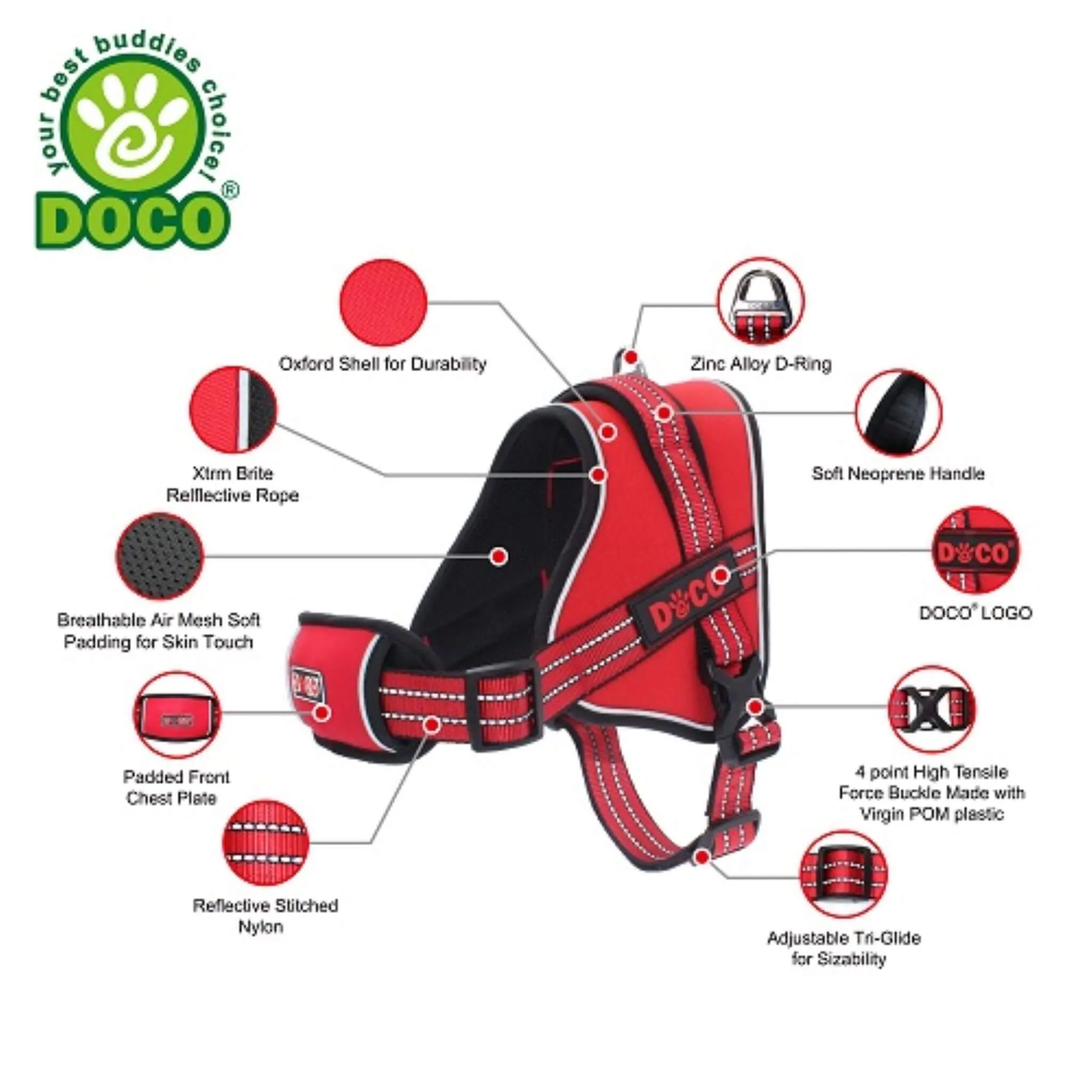 DOCO VERTEX Power Dog Harness
