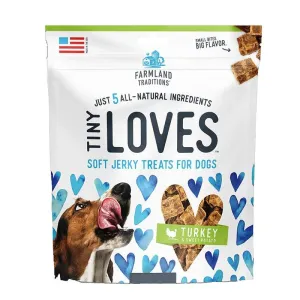 Farmland Traditions Tiny Loves Turkey & Sweet Potato Soft Jerky Dog Treats 6oz