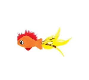 Feather Fish Cat Toy