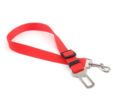 Fixed Strap Polyester Strap Dog Leash with Seatbelt Fastener Clip