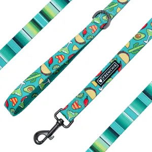 Frenchie Comfort Leash - Taco Tuesday- Green