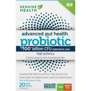 Genuine Health Advanced Gut Health 100 Billion 20s