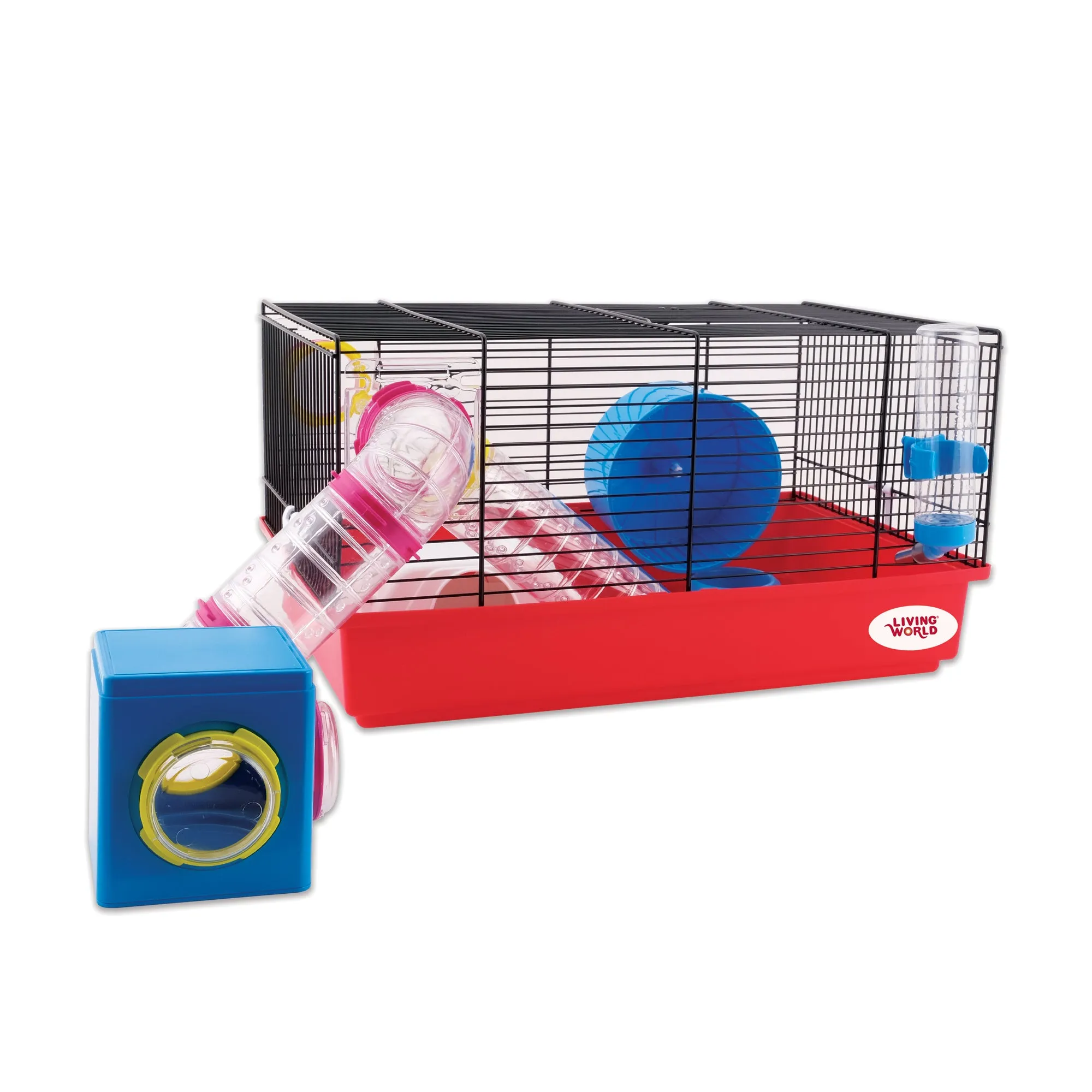Living World Chalet Hamster Cage - 46 x 29 x 25 cm (18 x 11.5 x 10 in)
