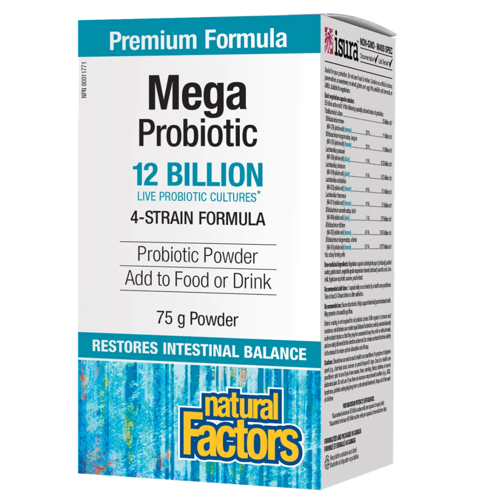 Mega Probiotic  12 Billion Live Probiotic Cultures Powder