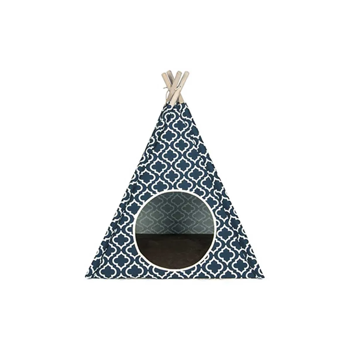 Moroccan Navy Blue Pet Teepee