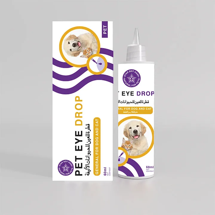 Natural Eye Drops for Dogs & Cats - Allergy & Tear Stain Care