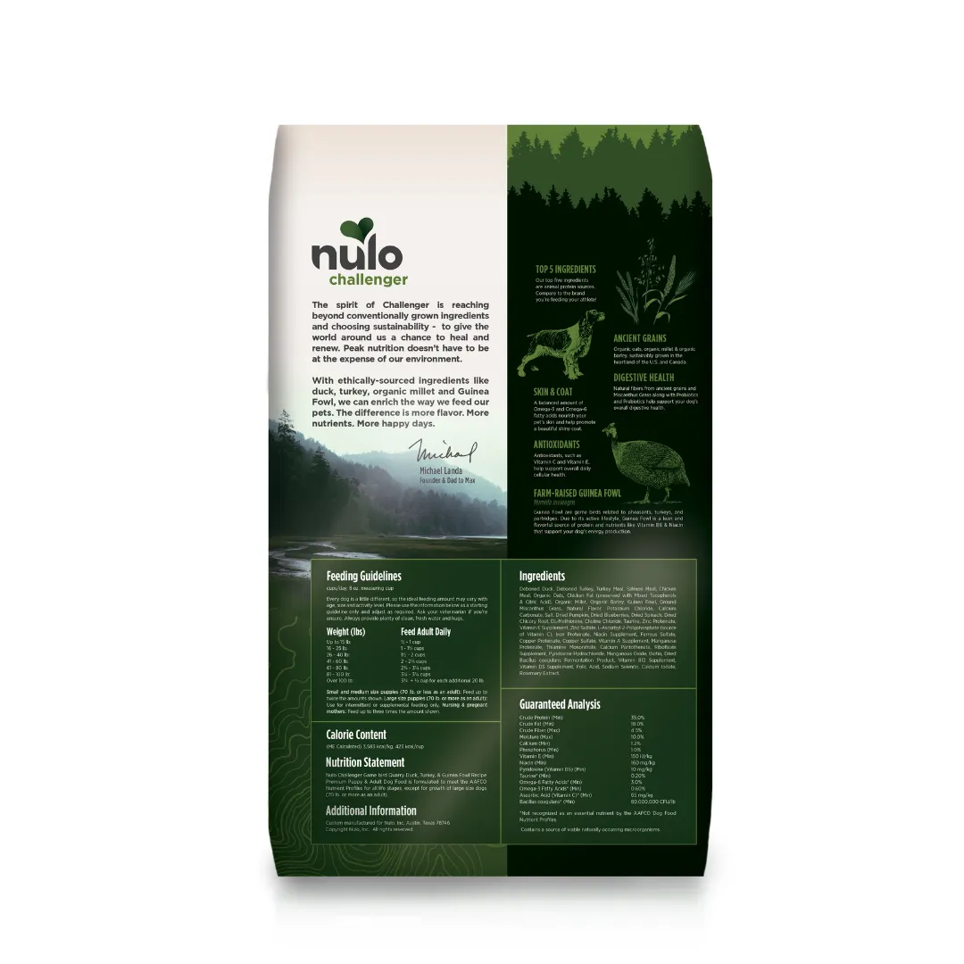 Nulo Challenger High-Protein Kibble Dog Dry Food