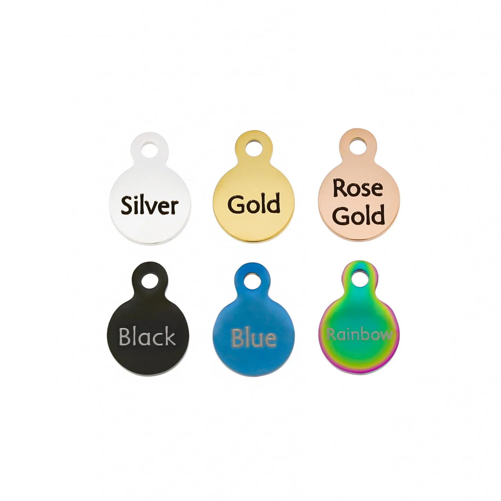Pickleball Stainless Steel 10mm Loop Charms - BFS006-8030