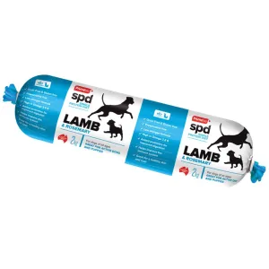 Prime100 SPD Lamb & Rosemary Grain Free Cooked Frozen Roll Dog Food 2kg