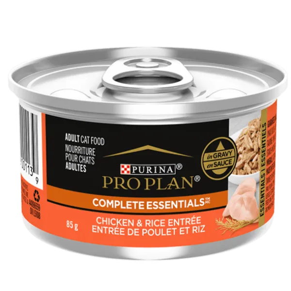 Purina Pro Plan Complete Essentials Favourites Canned Cat Food Variety Pack 12