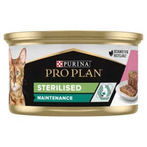 Purina Pro Plan Sterilised Pate With Salmon And Tuna - Wet Cat Food - 85 G