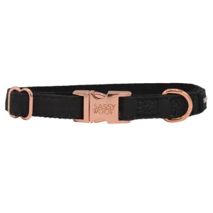 Sassy Woof Baby Got Black Dog Collar