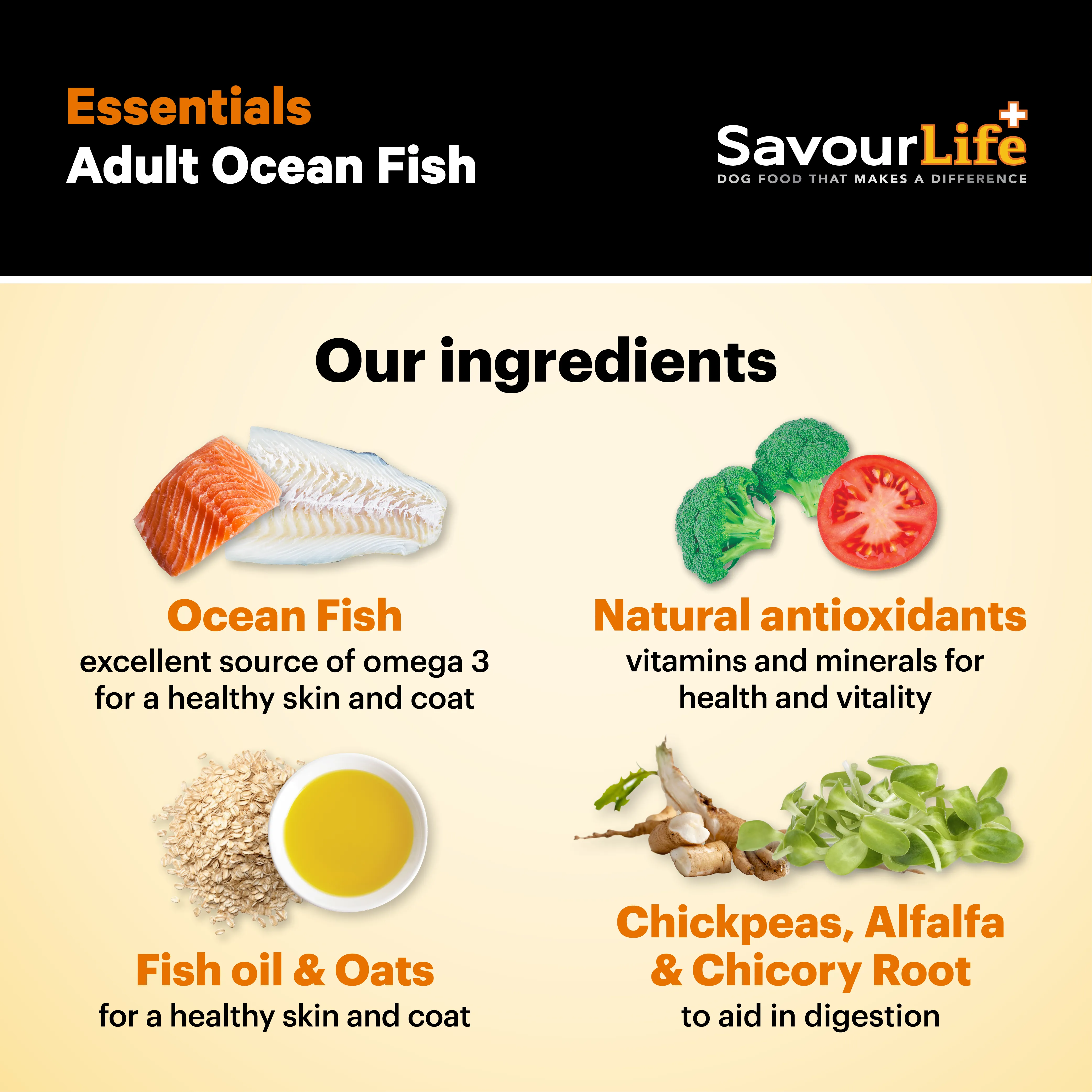SavourLife - Essentials Ocean Fish Dog Dry Food (3kg)