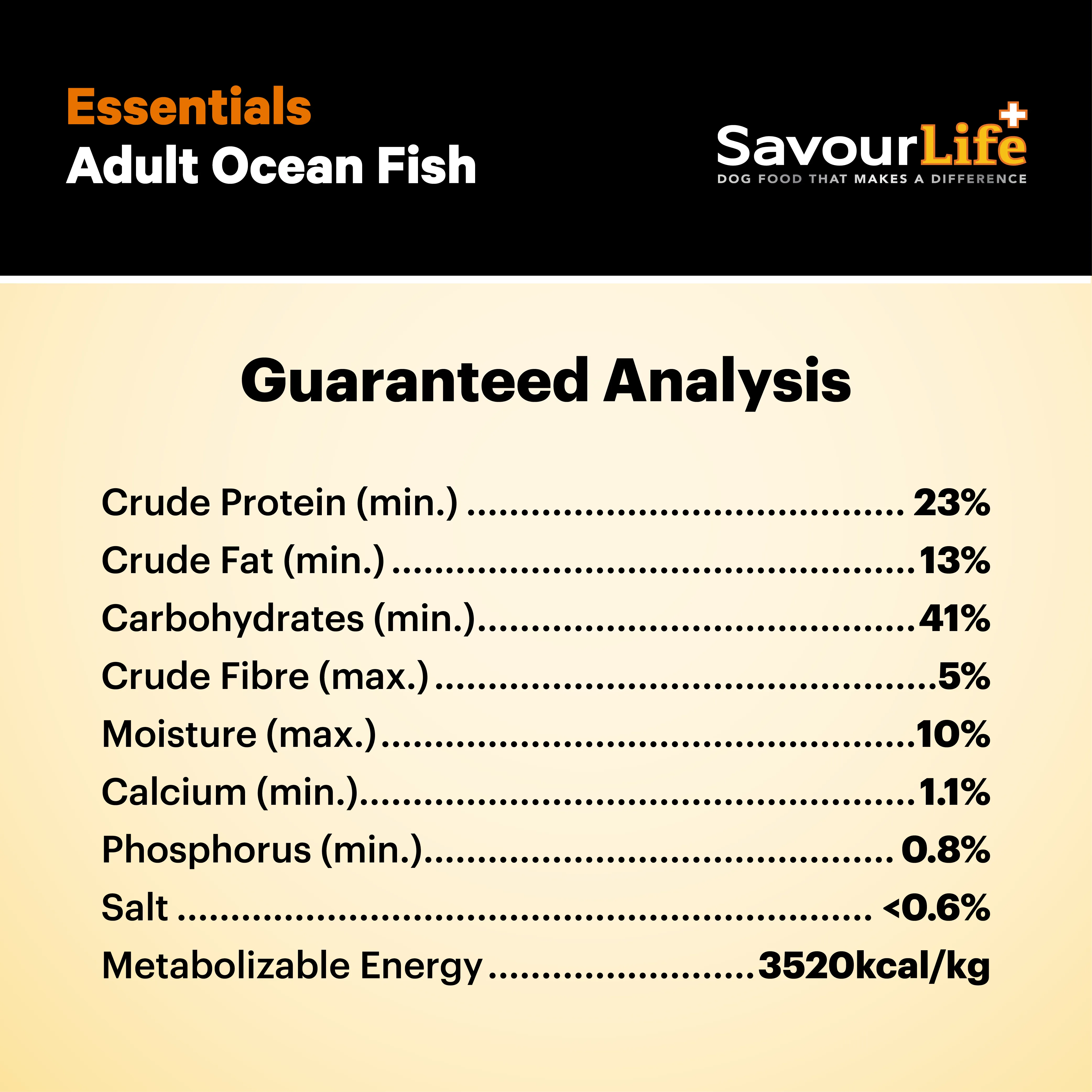 SavourLife - Essentials Ocean Fish Dog Dry Food (3kg)