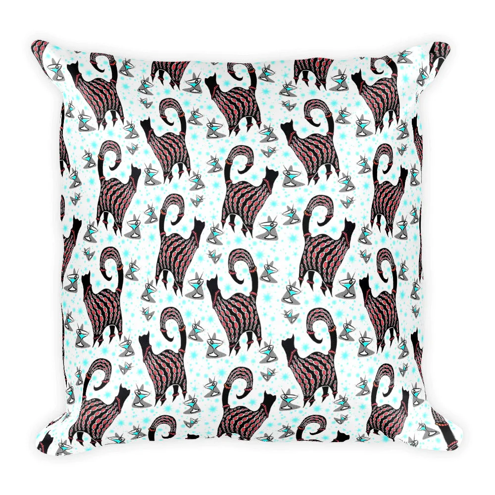 SNOBBY MARTINIS Square Pillow