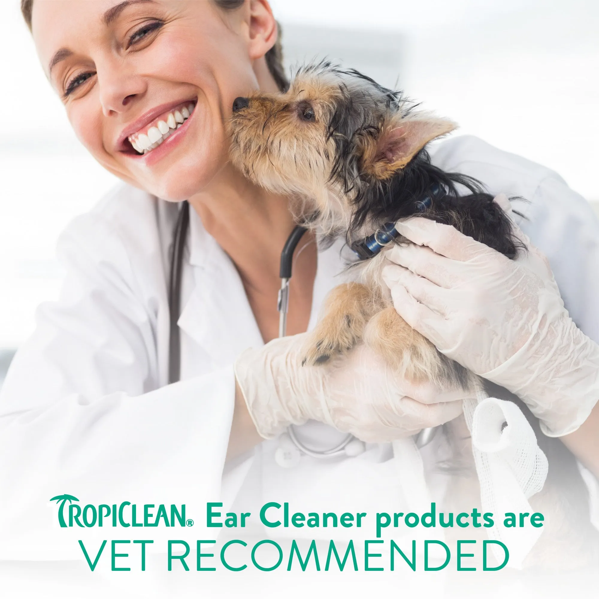 Tropiclean | Dog Ear Care | Cocoa Butter Alcohol Free Cleaner Wash - 118ml