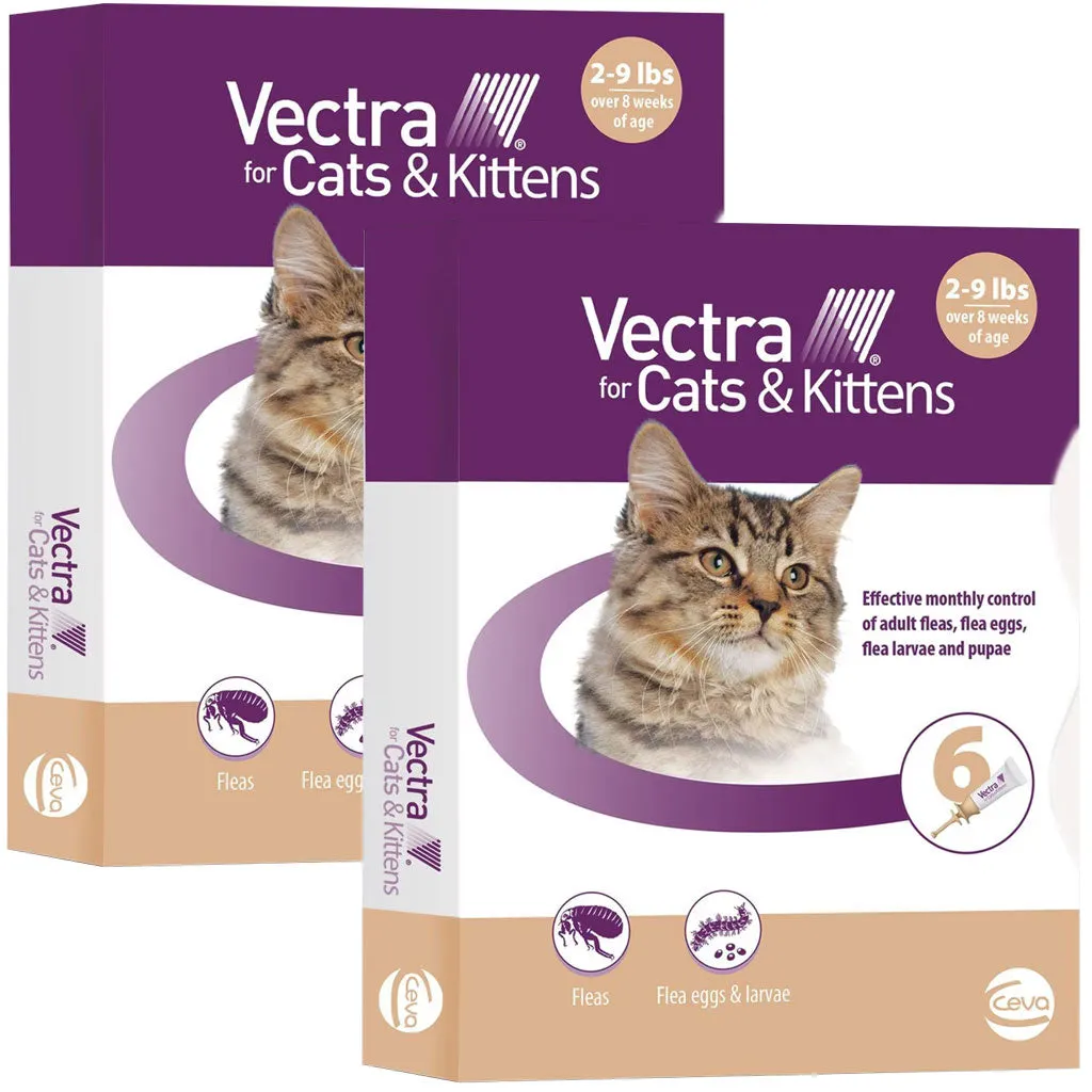 Vectra Flea & Tick Spot Treatment for Cats & Kittens, 2-9 lbs