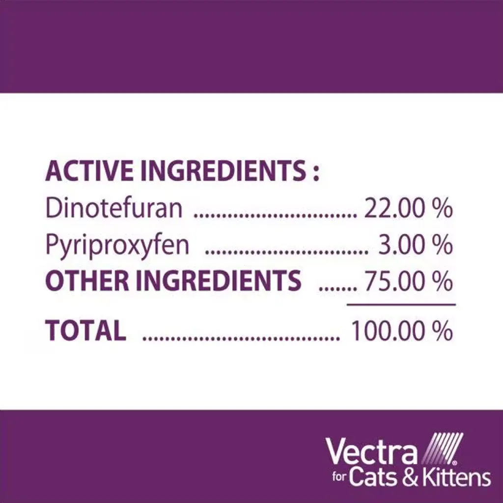 Vectra Flea & Tick Spot Treatment for Cats & Kittens, 2-9 lbs