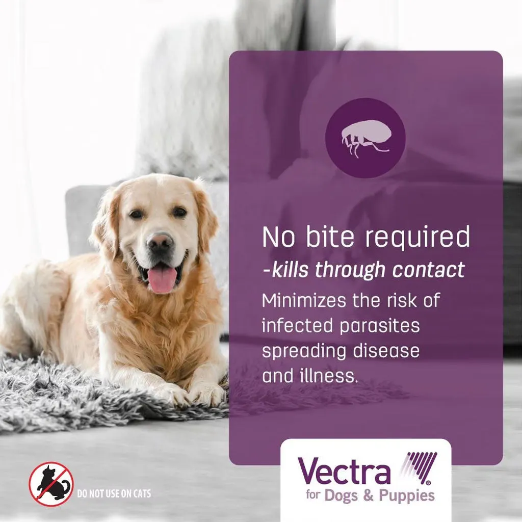 Vectra Flea and Tick Spot Treatment for Large Dogs & Puppies, 56-100 lbs