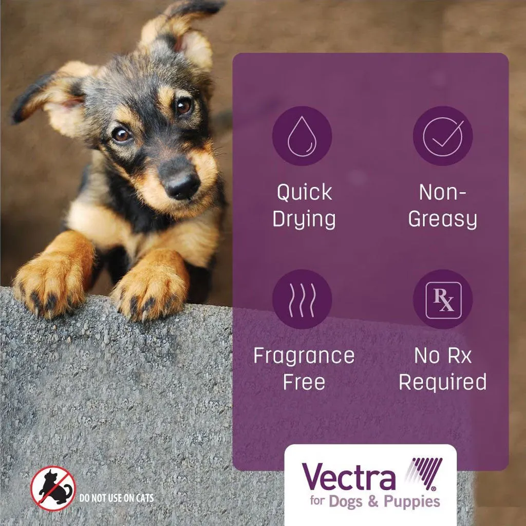 Vectra Flea and Tick Spot Treatment for Large Dogs & Puppies, 56-100 lbs