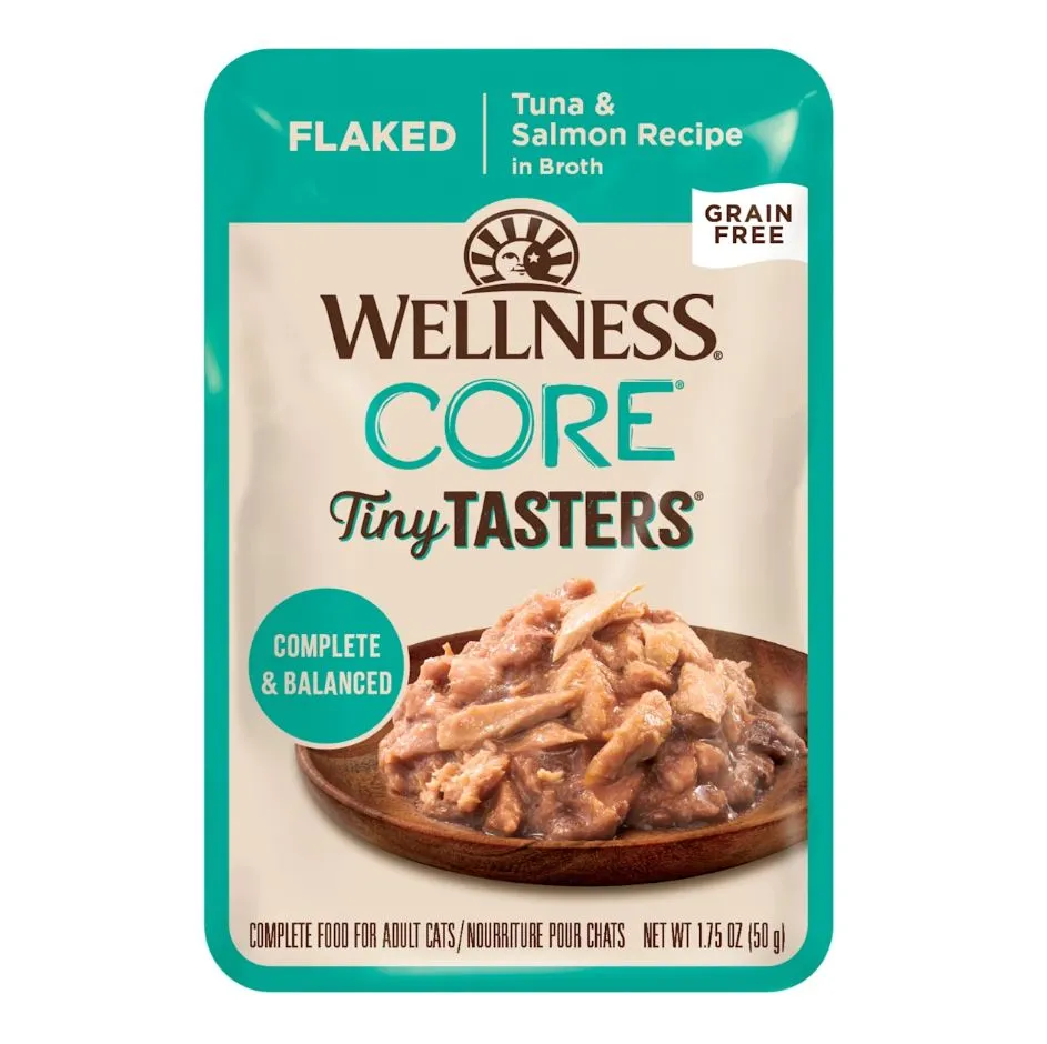 Wellness Tiny Tasters Wet Cat Food - Tuna & Salmon