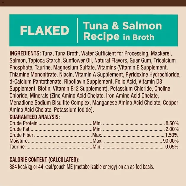 Wellness Tiny Tasters Wet Cat Food - Tuna & Salmon