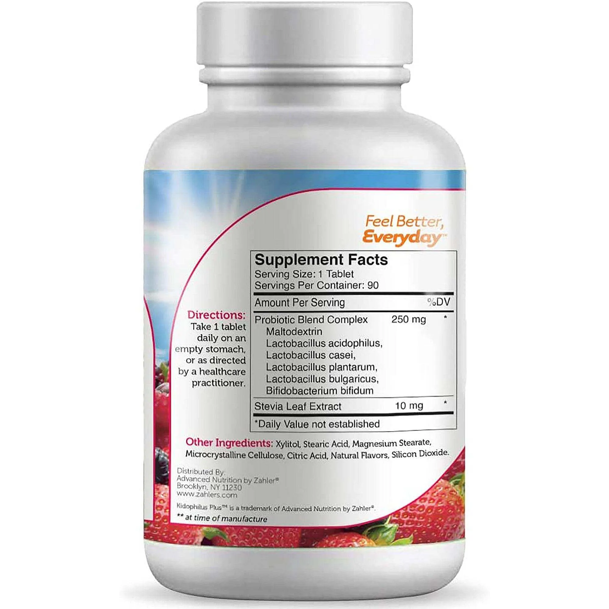 Zahler Junior Kidophilus Probiotic