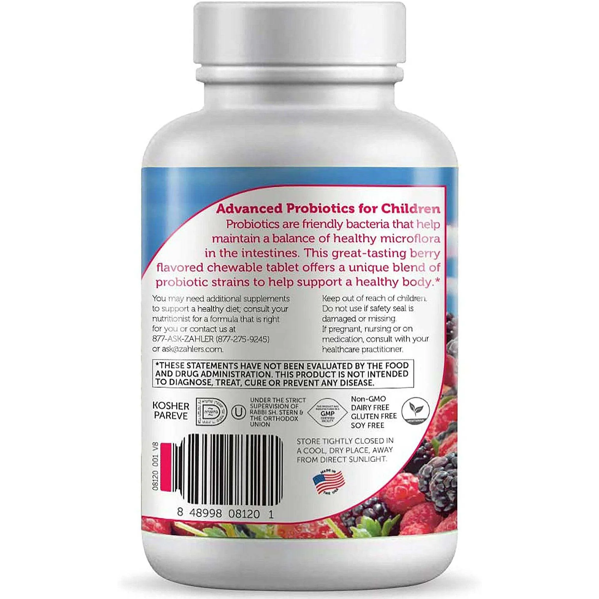 Zahler Junior Kidophilus Probiotic